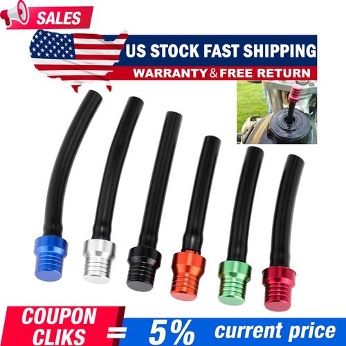 6x Motorcycle Gas CAP VENT Tank Fuel Air Breather Valve Hose Tube Dirt Bike ATV