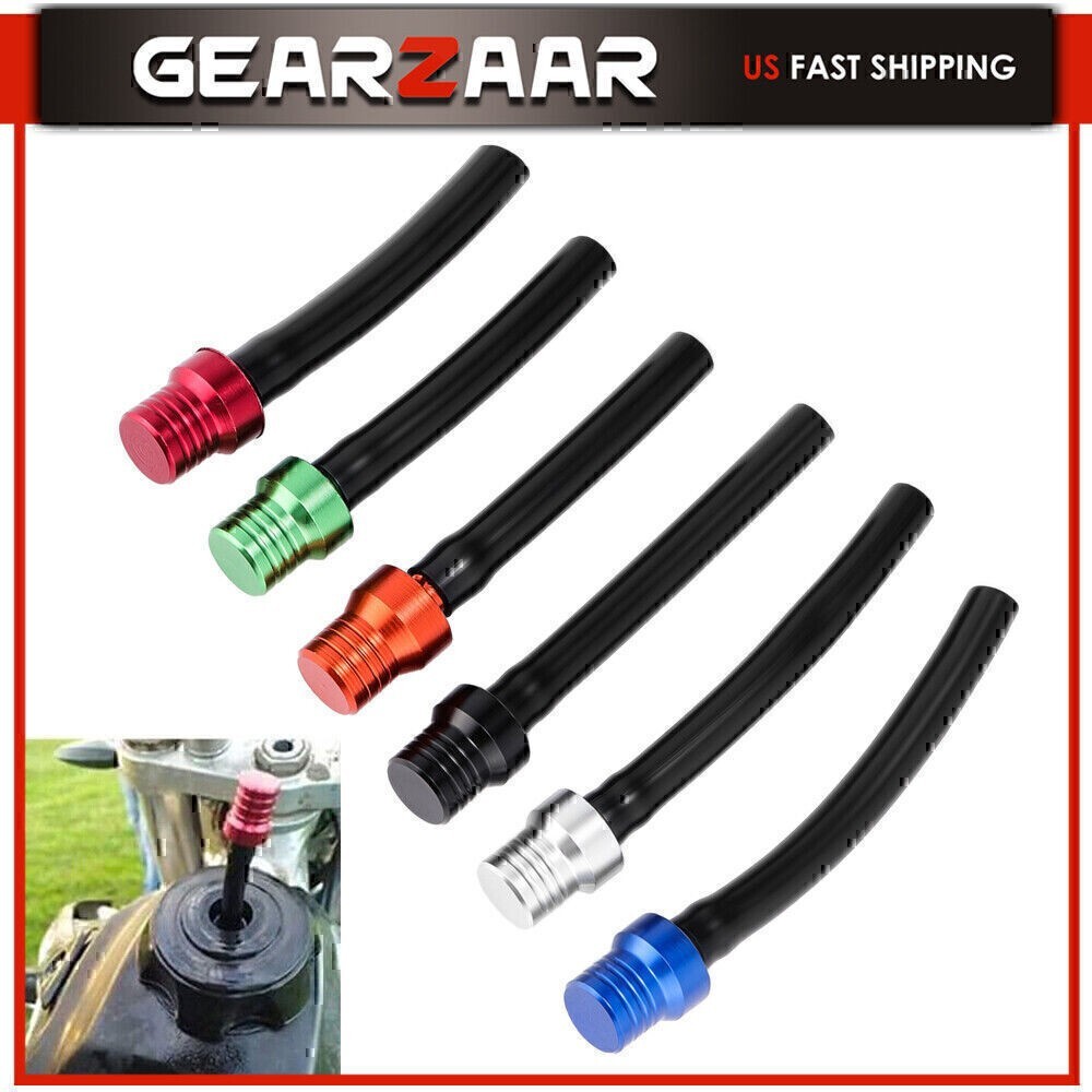 6x Motorcycle Gas CAP VENT Tank Fuel Air Breather Valve Hose Tube Dirt Bike ATV