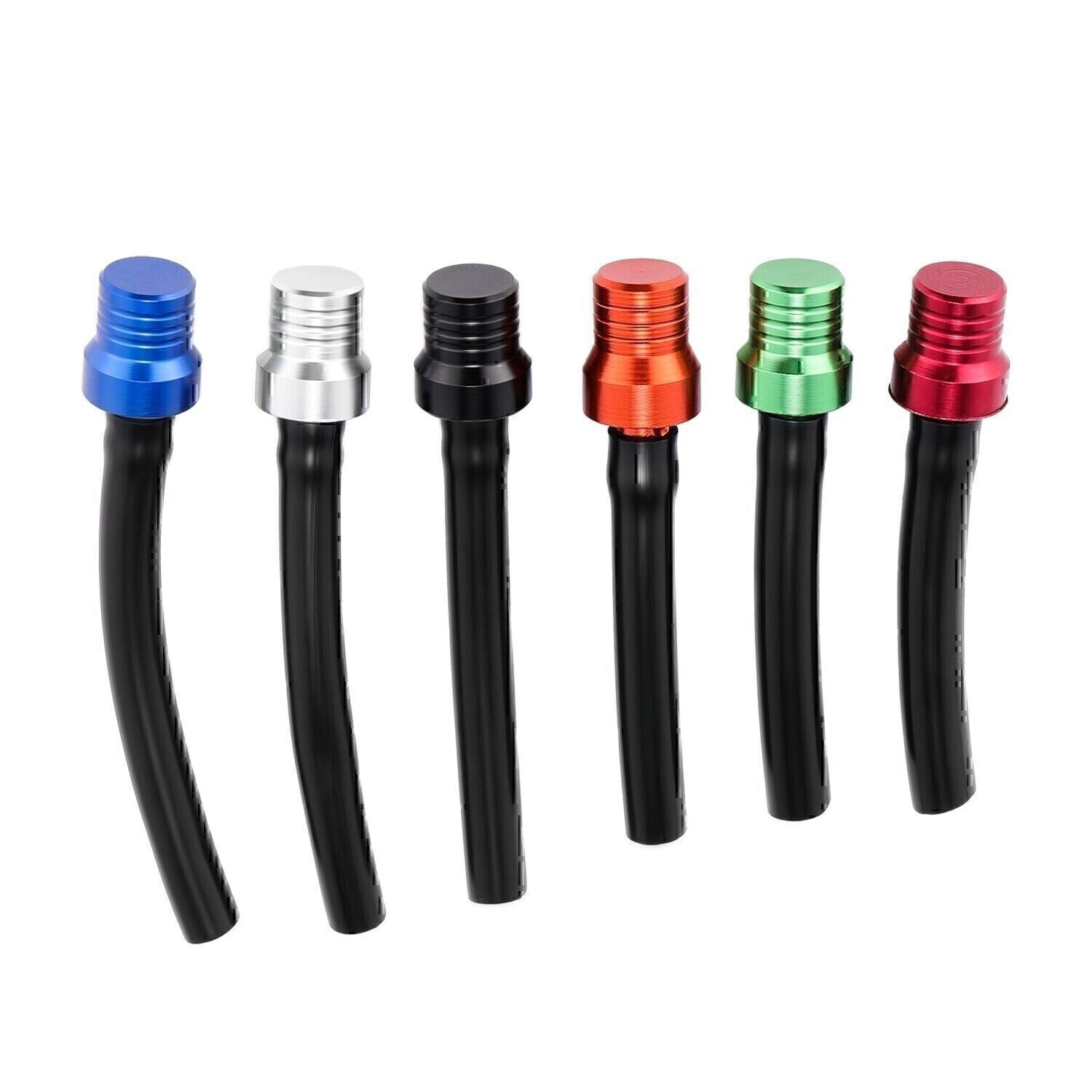 6x Motorcycle Gas CAP VENT Tank Fuel Air Breather Valve Hose Tube Dirt Bike ATV