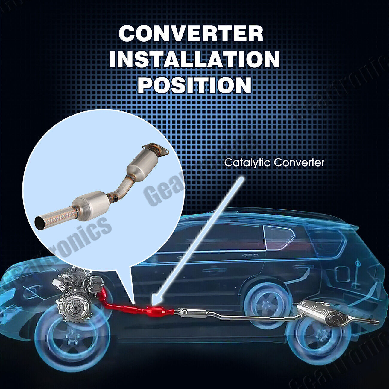 Catalytic Converter Kit for 2009-2012 Toyota Corolla 1.8L