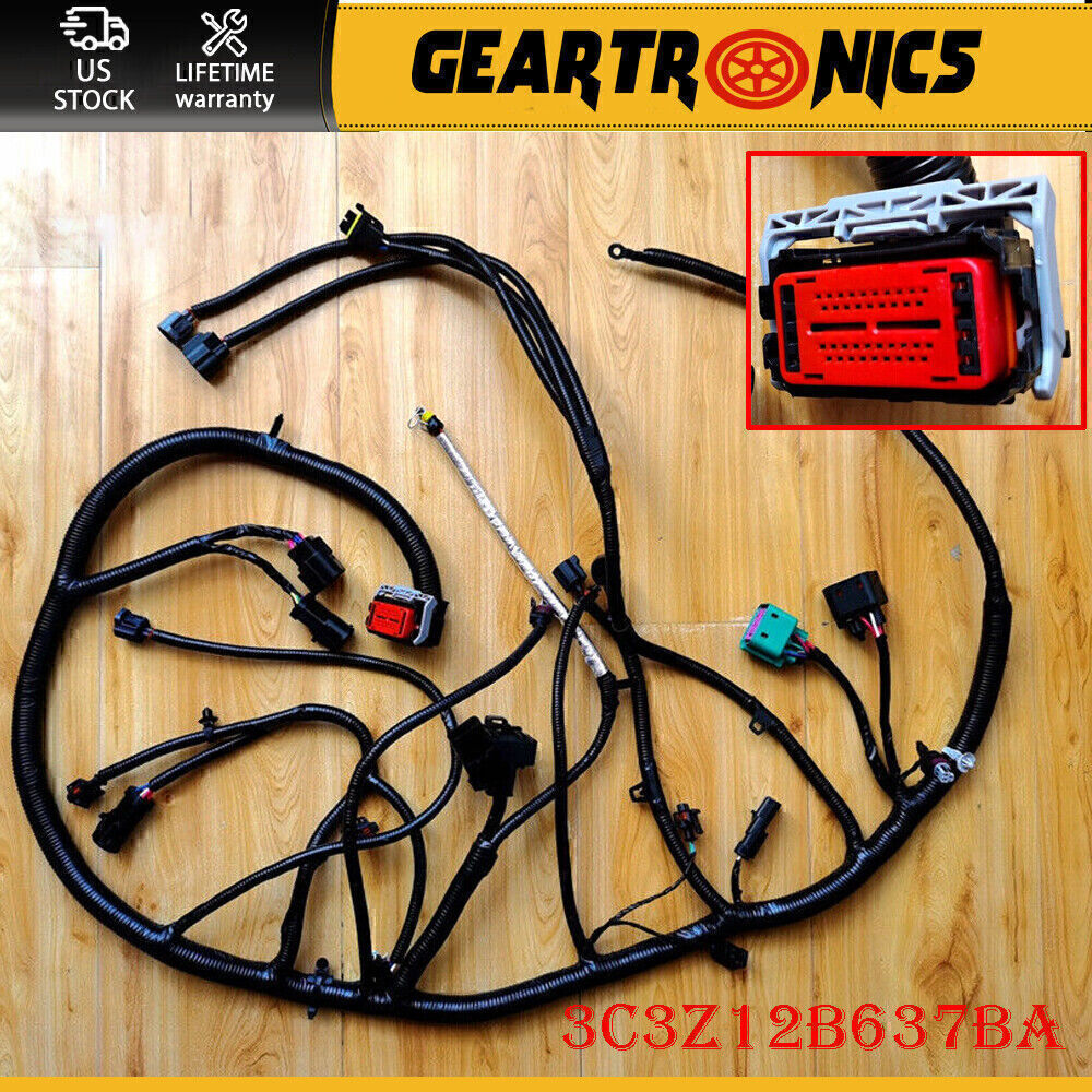 3C3Z12B637BA Engine Wiring Harness 2003 2004 for Ford Super Duty F250 F350 6.0L!
