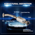 CATALYTIC CONVERTER w/O2 Sensor Up & Down FOR 2007 2008 2009 HONDA CR-V 2.4L