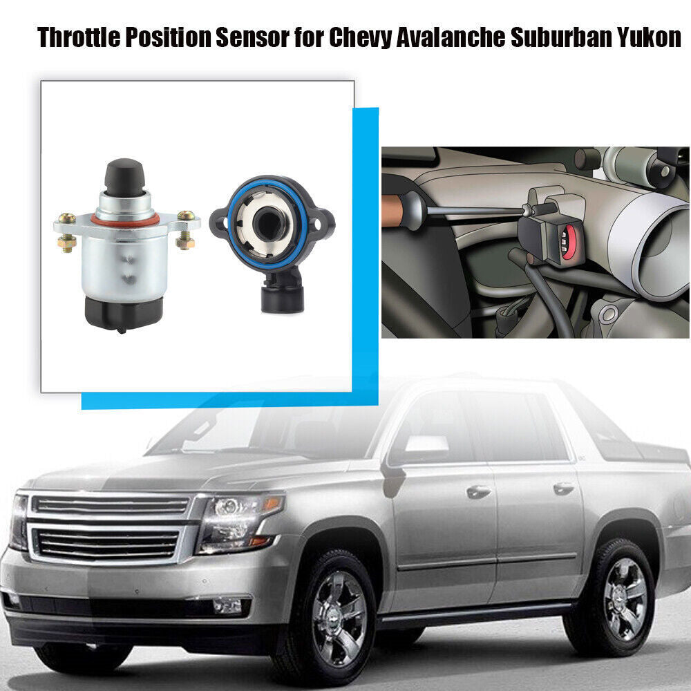 New Throttle Position Sensor and Idle Air Control Valve Set For LS Chevy GM