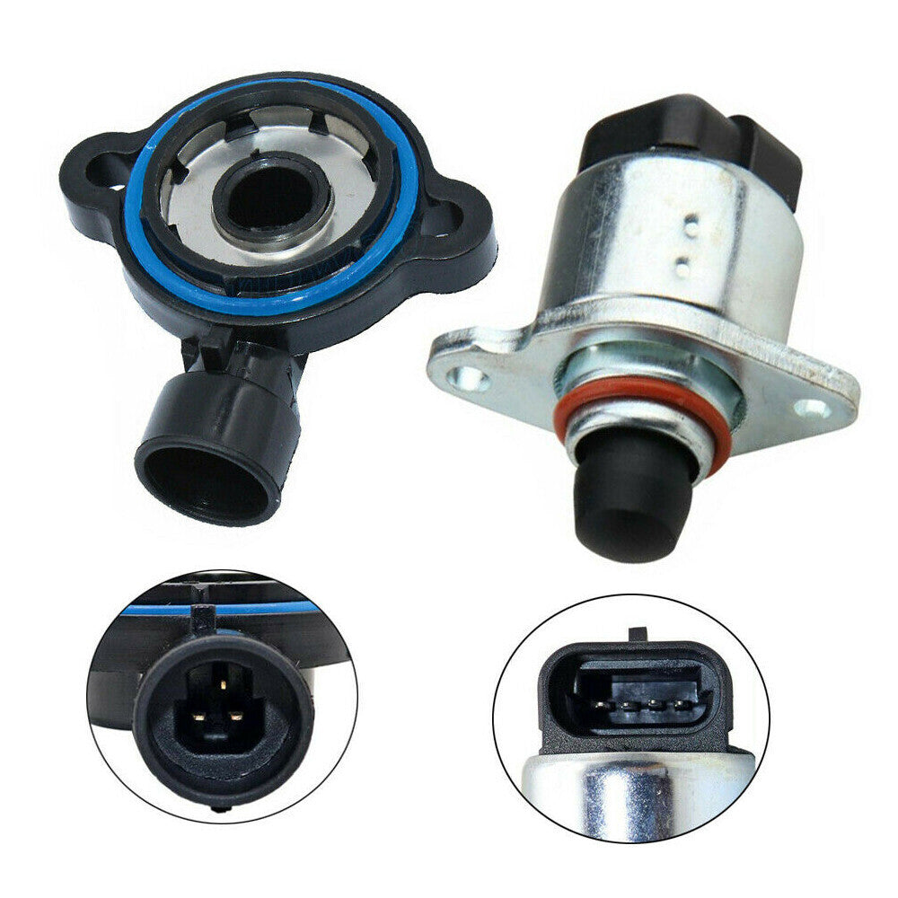 New Throttle Position Sensor and Idle Air Control Valve Set For LS Chevy GM