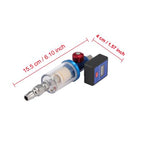 Spray Gun Digital Paint Air Pressure Regulator Gauge Water Trap Filter Evmaaahg