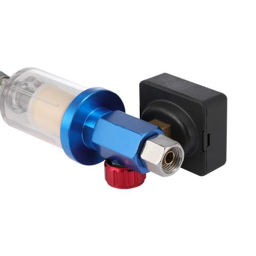 Spray Gun Digital Paint Air Pressure Regulator Gauge Water Trap Filter Evmaaahg