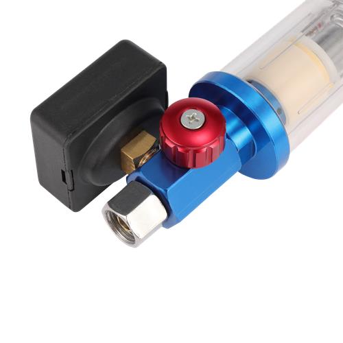 Spray Gun Digital Paint Air Pressure Regulator Gauge Water Trap Filter Evmaaahg
