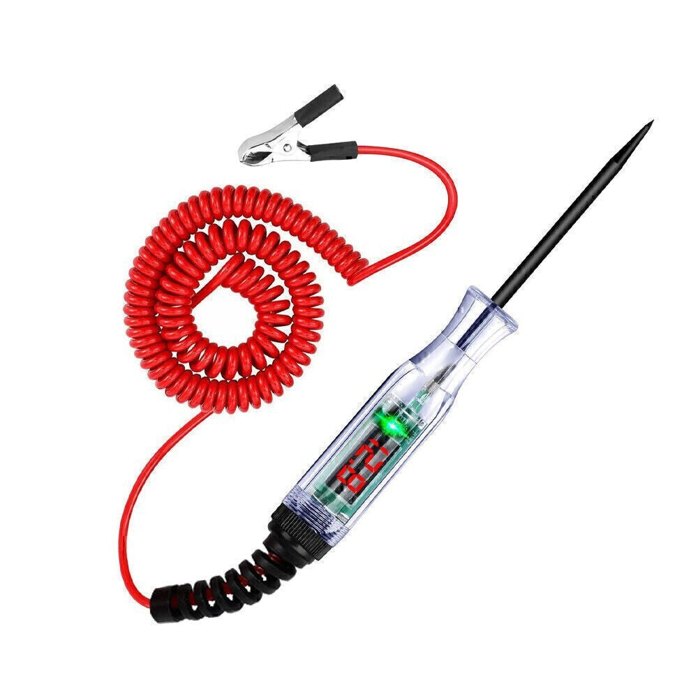 Circuit Tester Probe Light Voltage Pen Detector 3-48V Electric Car Fuse TestTool