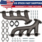 LS Swap Cast Iron Manifold Headers fits Chevy Corvette Camaro LS1 LS2 LS3