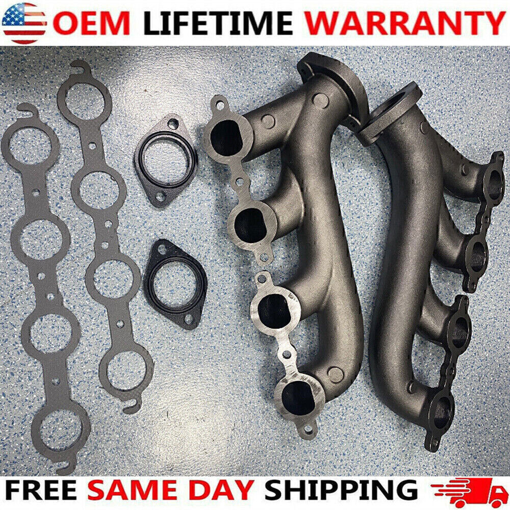 LS Swap Cast Iron Manifold Headers fits Chevy Corvette Camaro LS1 LS2 LS3