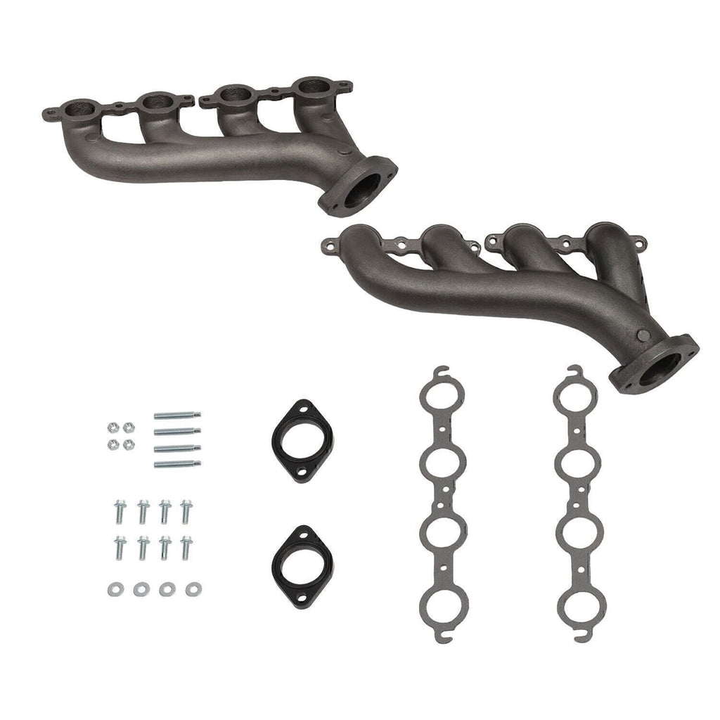 LS Swap Cast Iron Manifold Headers fits Chevy Corvette Camaro LS1 LS2 LS3