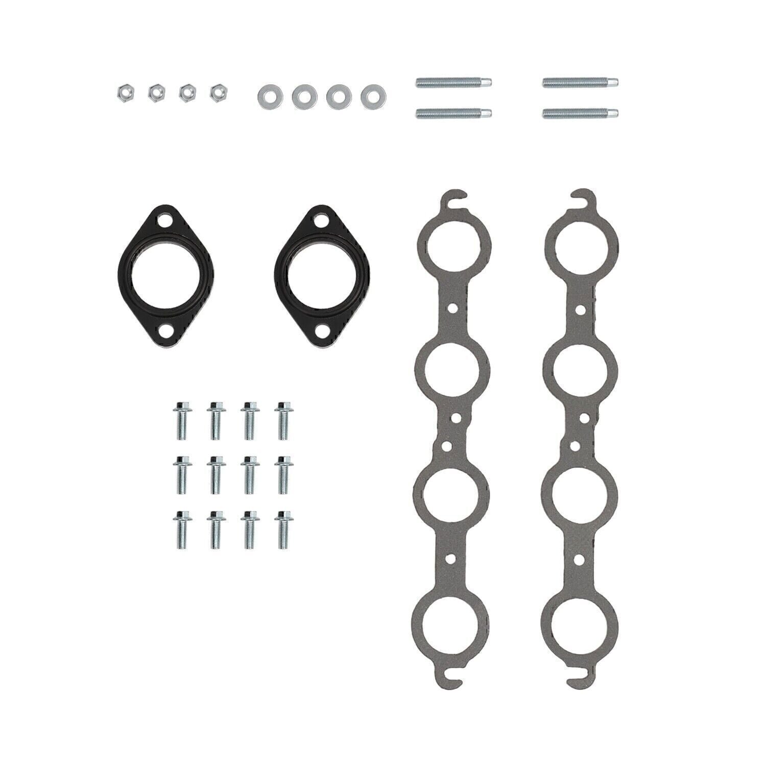 LS Swap Cast Iron Manifold Headers fits Chevy Corvette Camaro LS1 LS2 LS3