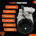 AC Compressor fit for 2013-2018 Ford Explorer Lincoln MKS MKT MKZ 3.5L / 3.7L