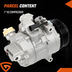 AC Compressor fit for 2013-2018 Ford Explorer Lincoln MKS MKT MKZ 3.5L / 3.7L