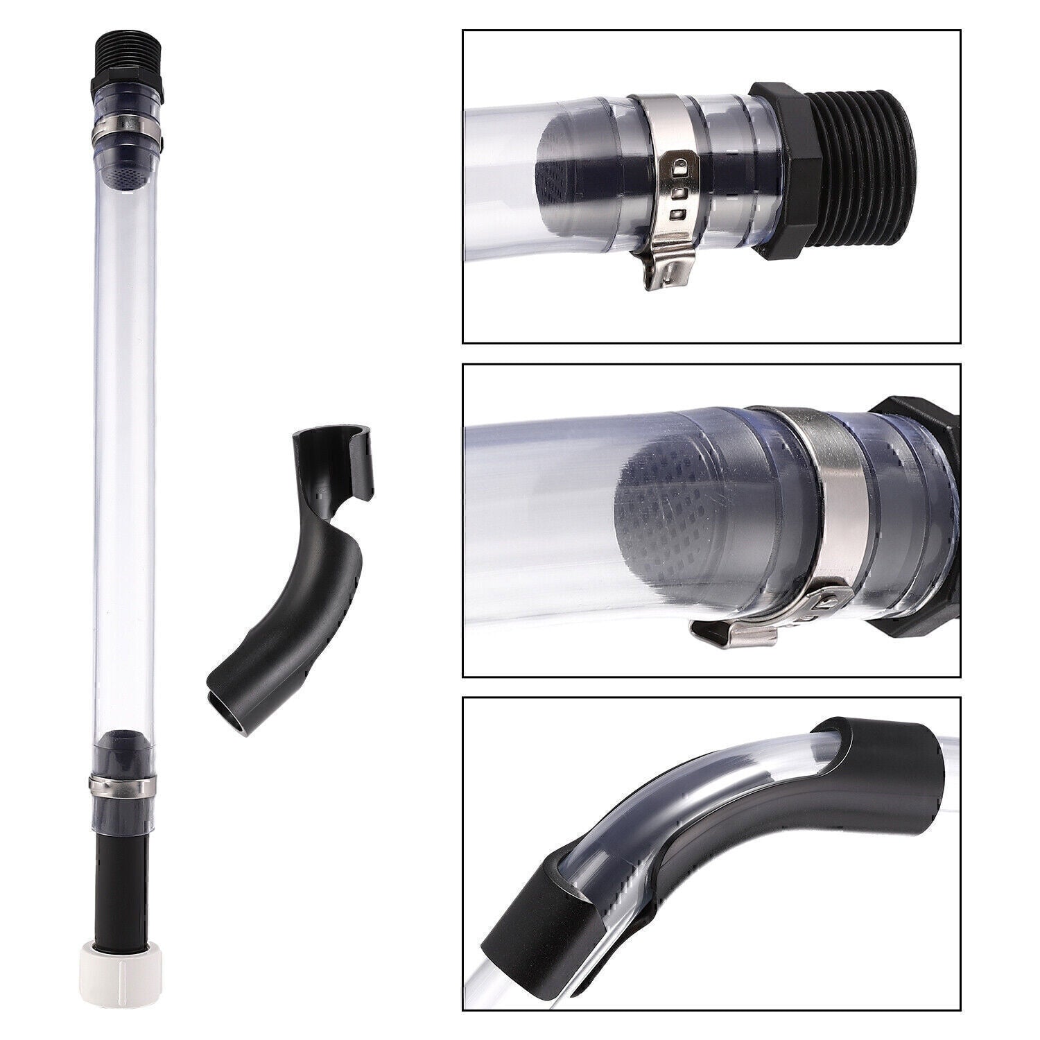 Black VP Racing 5 Gallon Fuel Jug Gas Can Fuel Deluxe Cap Filler Hose Kit Set U!