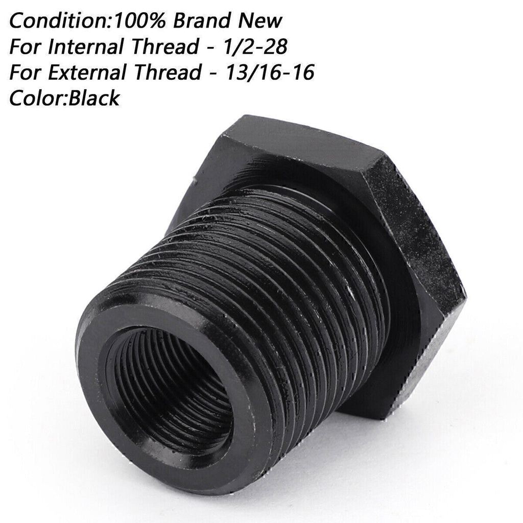 3-Piece Oil Filter Adapter Set 1/2-28 to 3/4-16 13/16-16 3/4 NPT