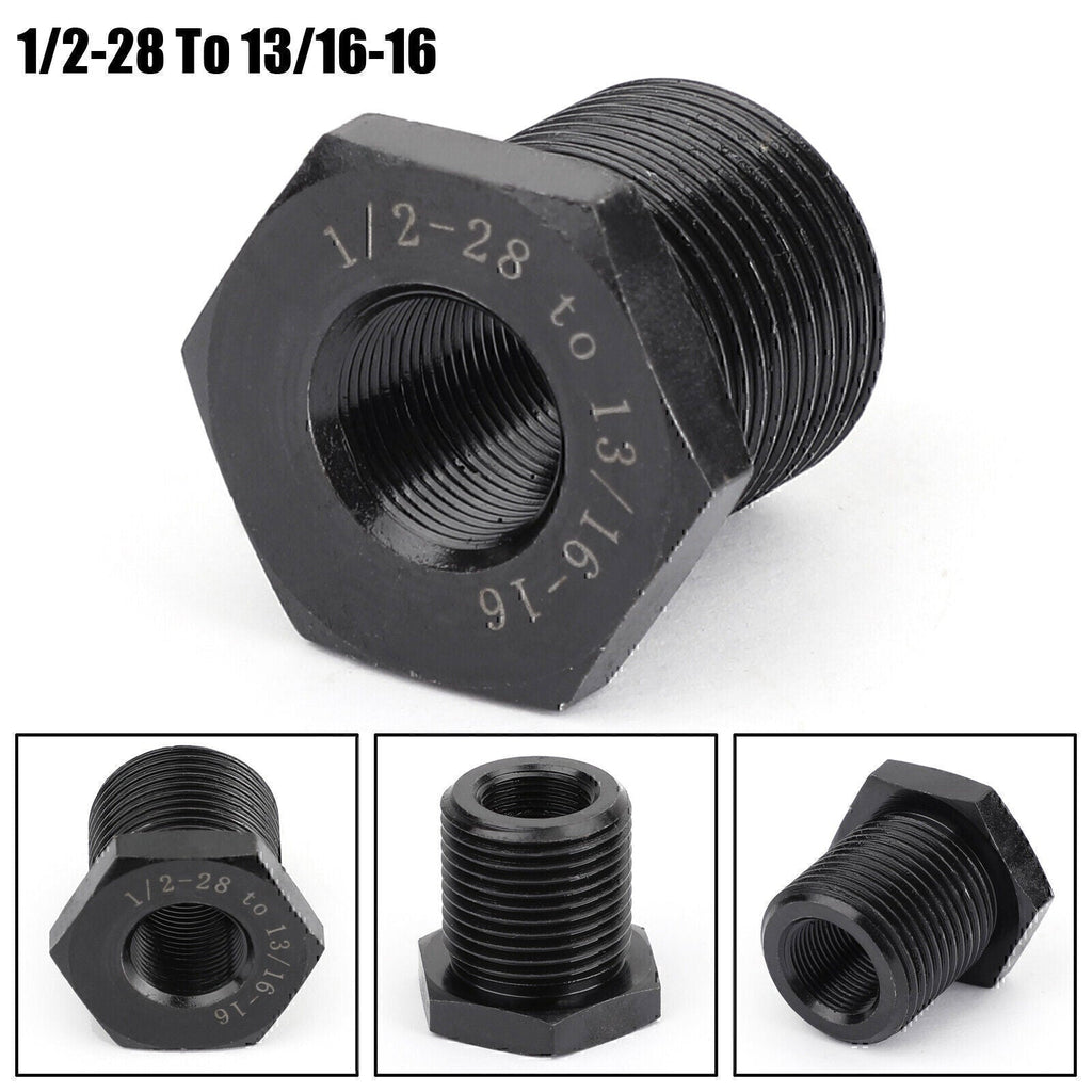 3-Piece Oil Filter Adapter Set 1/2-28 to 3/4-16 13/16-16 3/4 NPT