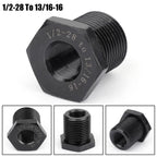 3-Piece Oil Filter Adapter Set 1/2-28 to 3/4-16 13/16-16 3/4 NPT