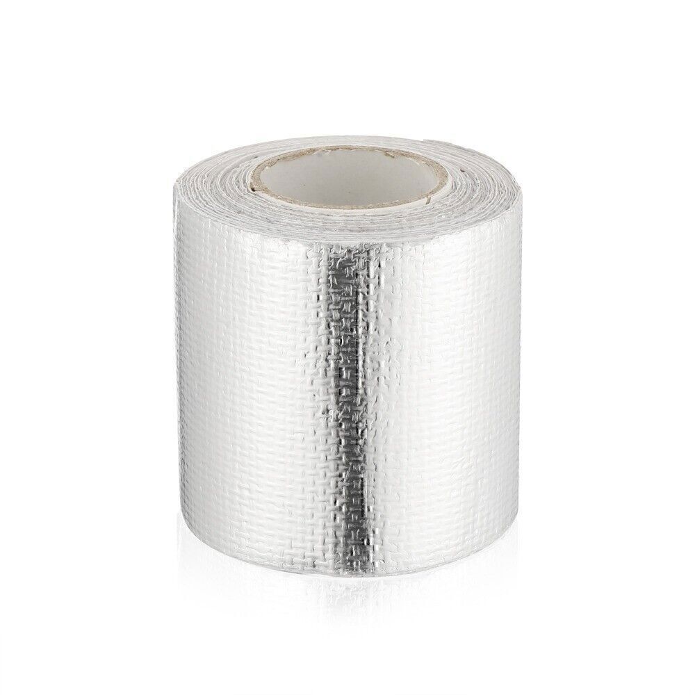 2"x 16' Adhesive Exhaust Header Turbo Manfold Pipe Aluminum Heat Shield WrapTape