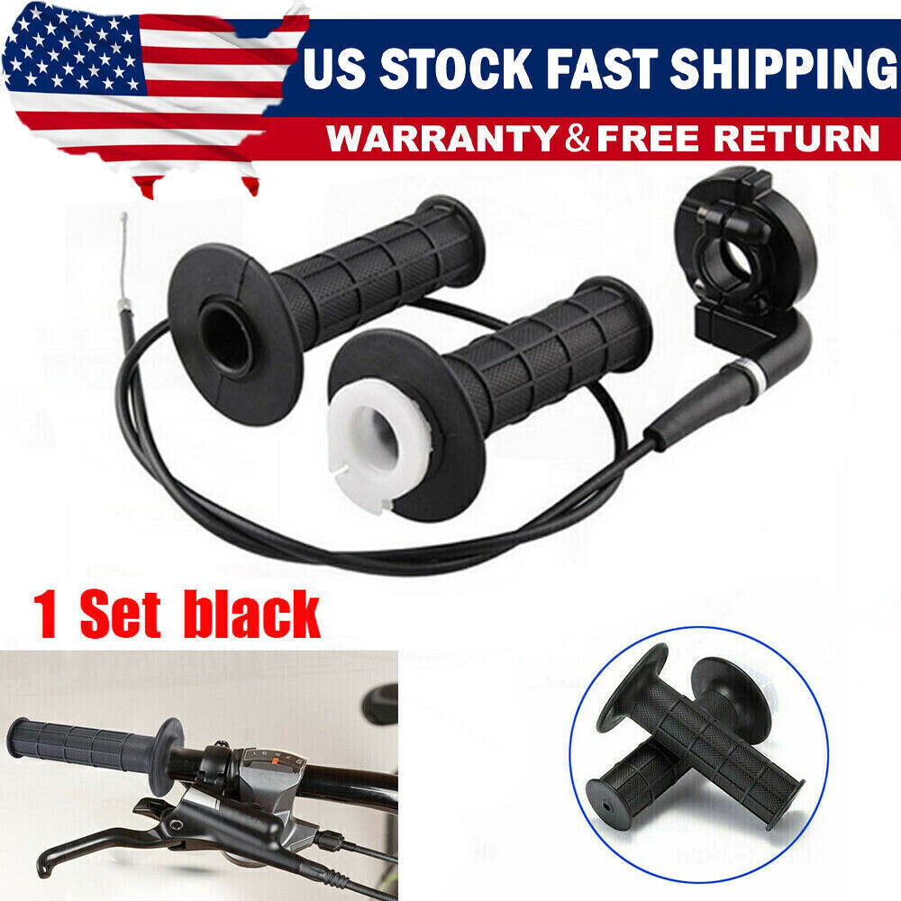 7/8" Twist Throttle Grips Cable Set Coleman Powersports CT100U Mini Bike NEW