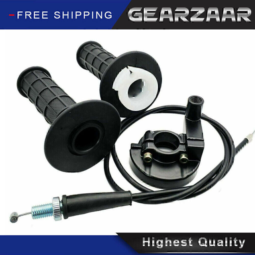 7/8" Twist Throttle Grips Cable Set Coleman Powersports CT100U Mini Bike NEW