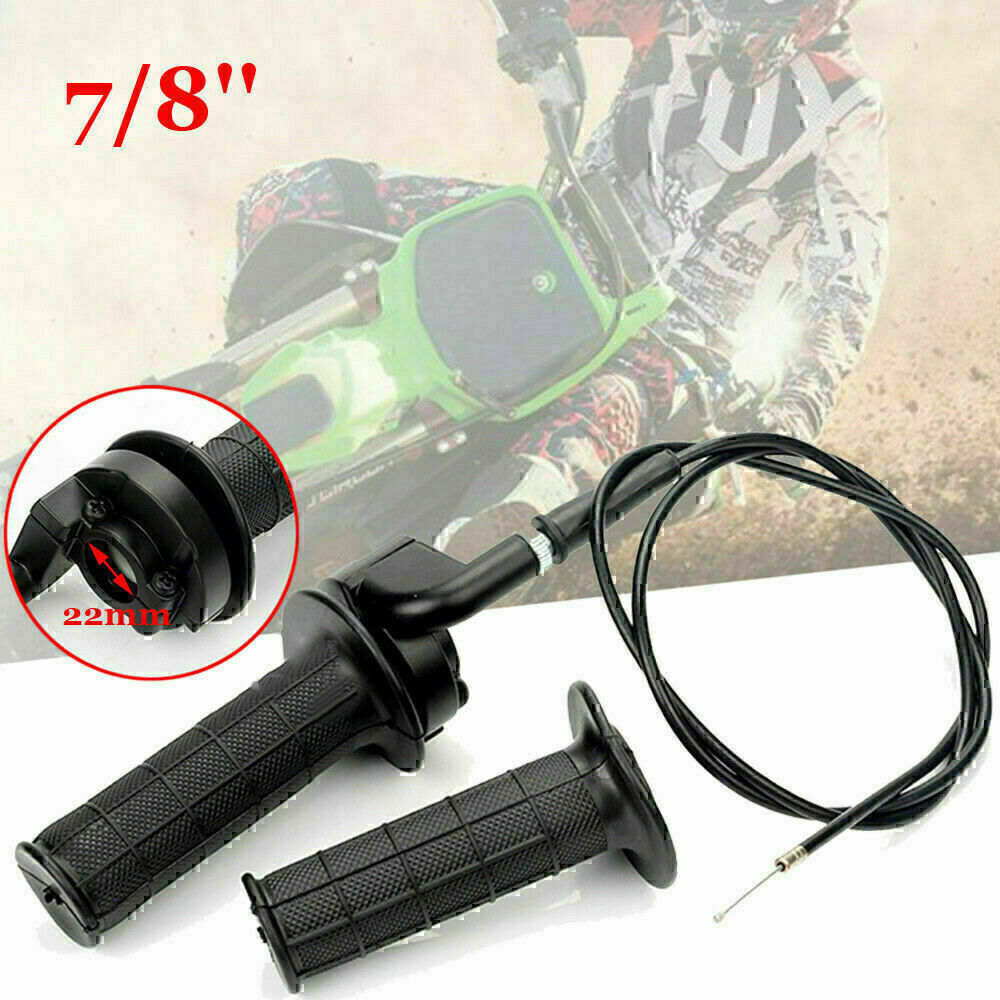 7/8" Twist Throttle Grips Cable Set Coleman Powersports CT100U Mini Bike NEW
