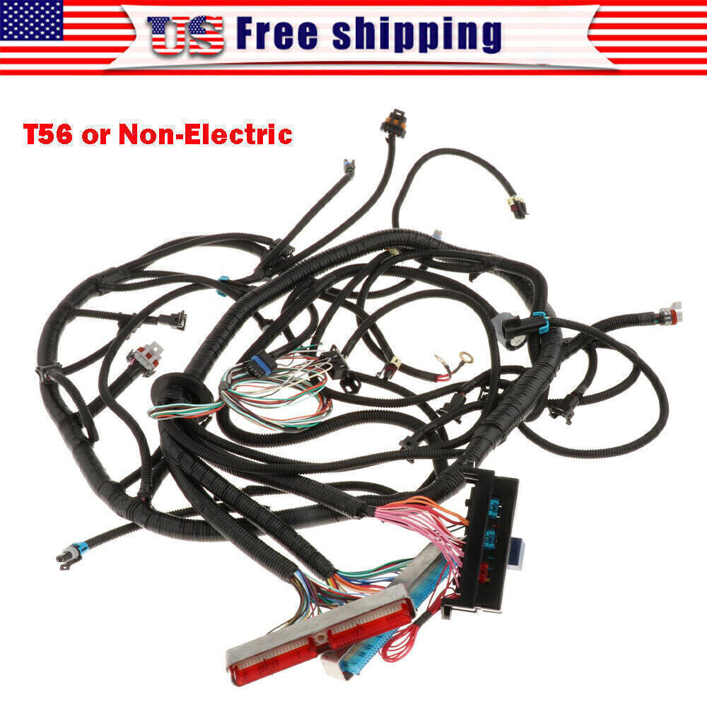 LS1 STANDALONE WIRING HARNESS T56 or Non-Electric Tran 4.8,5.3,6.0 1997-2006 DBC
