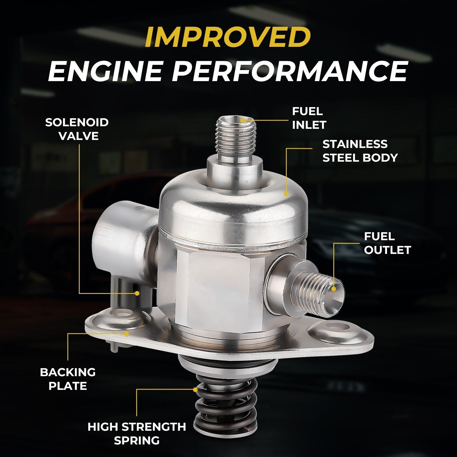 High Pressure Fuel Pump For Chevy Traverse GMC Acadia Buick Enclave 3.6 12676667