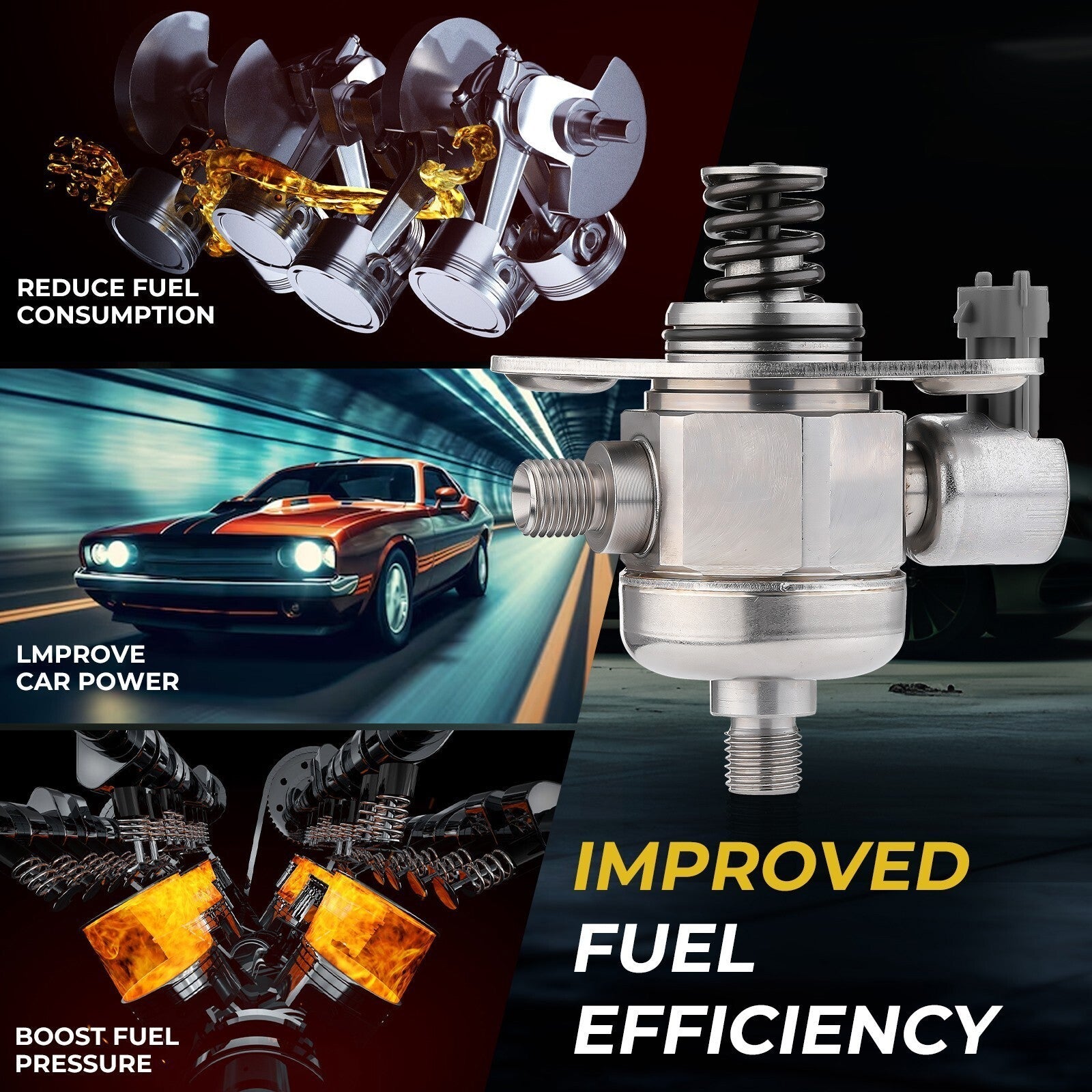 High Pressure Fuel Pump For Chevy Traverse GMC Acadia Buick Enclave 3.6 12676667