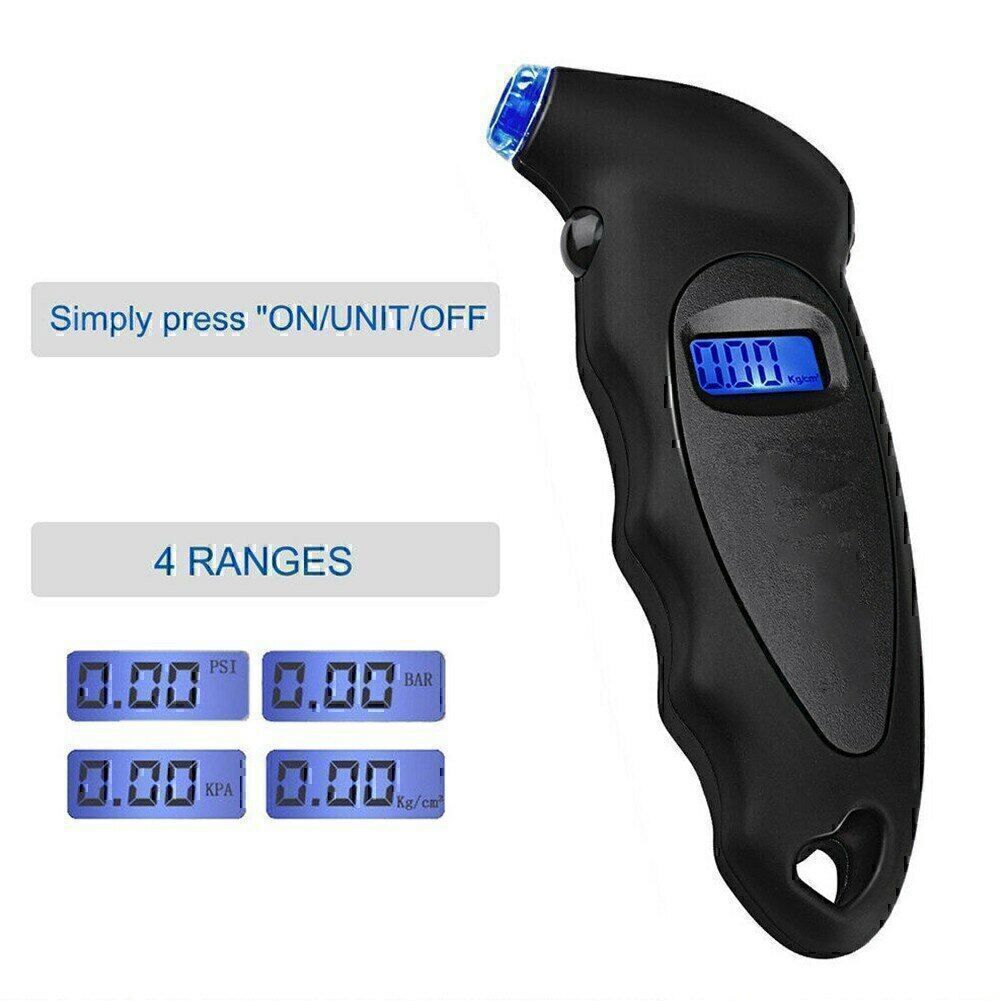 Digital Tire Air Pressure Gauge Meter Tester Bike Car Truck LCD Display 150 PSI*