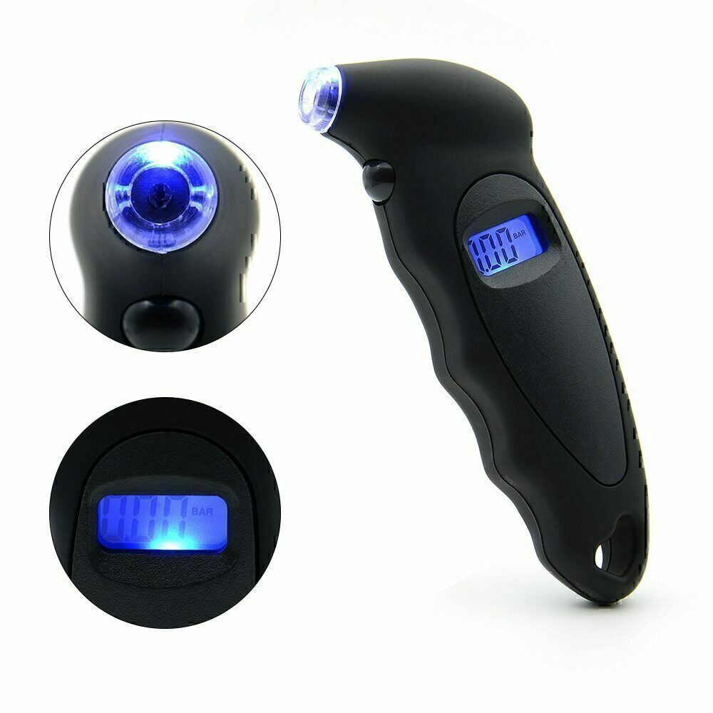 Digital Tire Air Pressure Gauge Meter Tester Bike Car Truck LCD Display 150 PSI*