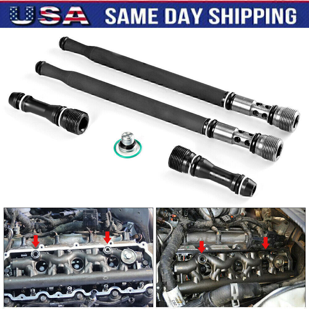 Updated Stand Pipe Dummy Plug Kit For Ford Powerstroke Diesel 2004-10 V8 6.0L