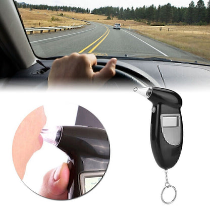 Digital LCD Police Breath Breathalyzer Test Alcohol Tester/ Analyzer Detector