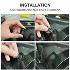 100Pack Fender Clips Trim Car Auto Push Pin Rivet Bumper Fastener-Panel Retainer