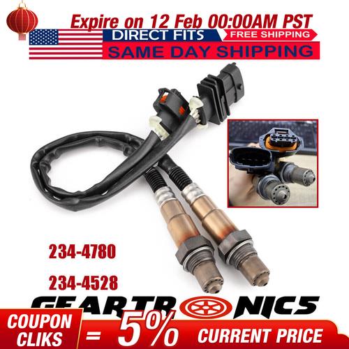 Oxygen O2 Sensor Upstream &Down For 2011-15 16 Chevrolet Cruze/Trax/Sonic 1.4L