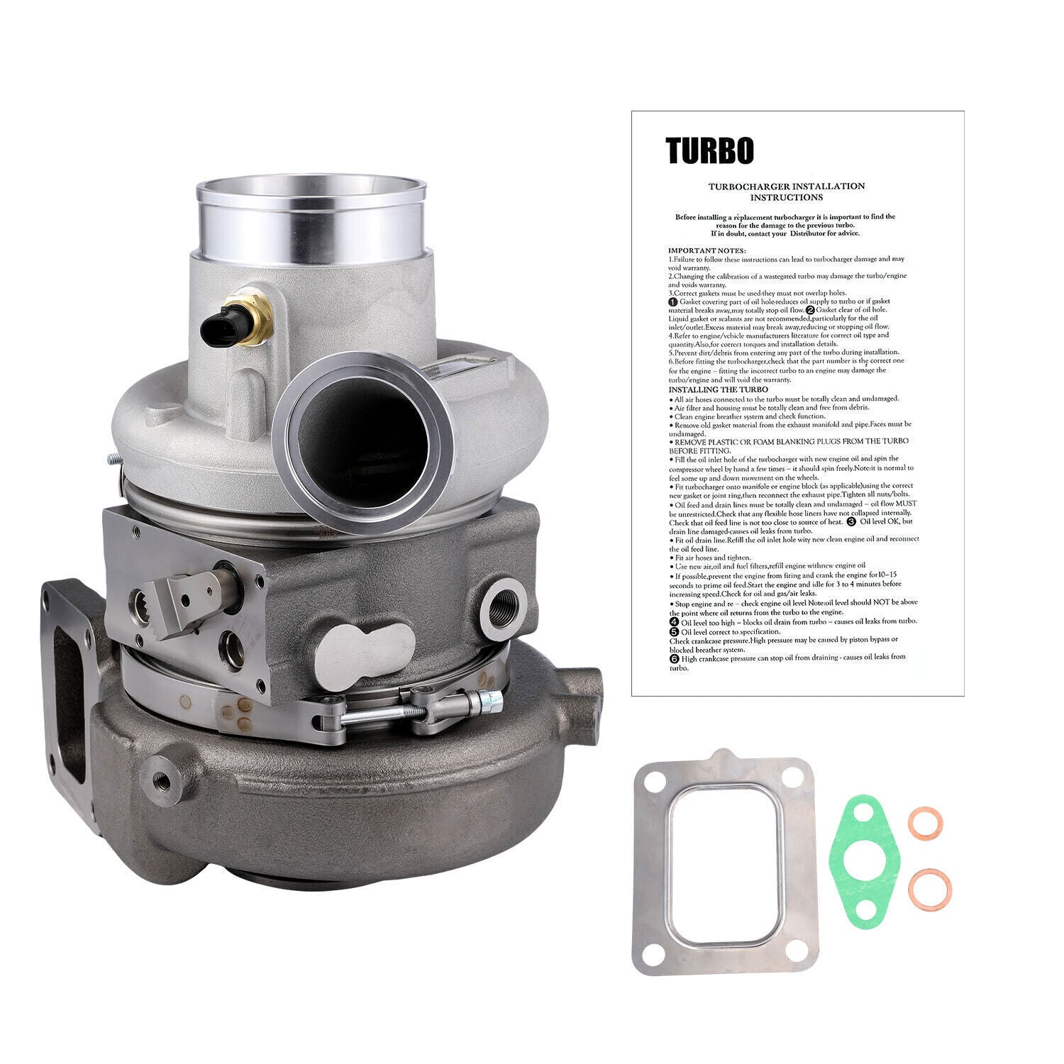 Turbocharger Fits Cummins ISX15 QSX15 Series Engine Turbo HE400VG HE451VE