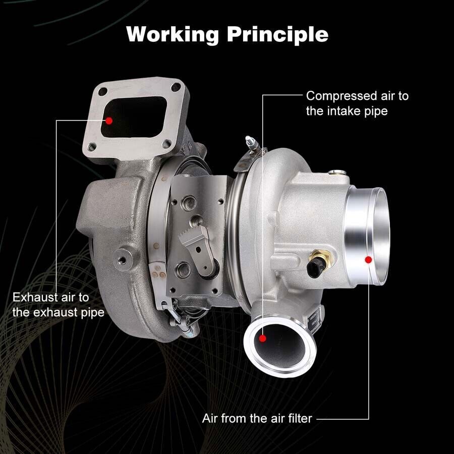 Turbocharger Fits Cummins ISX15 QSX15 Series Engine Turbo HE400VG HE451VE