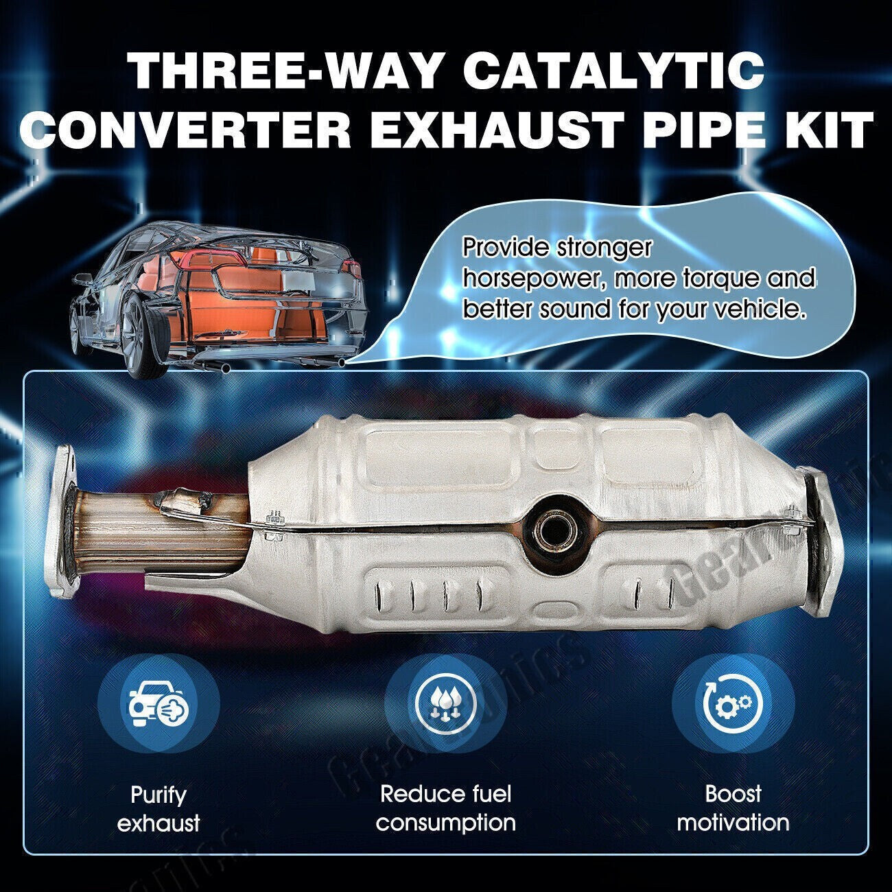 Catalytic Converter For 2003 2004 2005 2006 2007 Honda Accord 2.4L Direct-Fit
