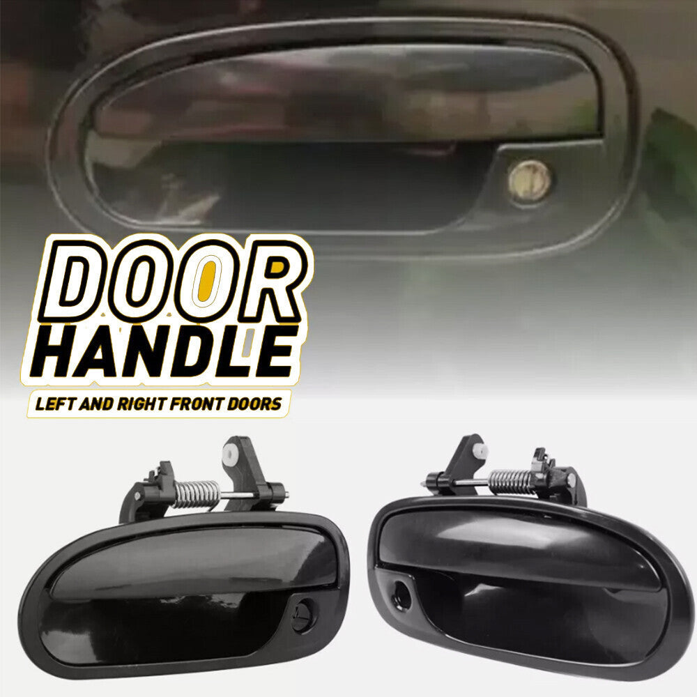 2x For Honda Civic Coupe 96-00 Front Exterior Left Right Door Handle Plastic