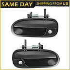 2x For Honda Civic Coupe 96-00 Front Exterior Left Right Door Handle Plastic