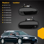 2x For Honda Civic Coupe 96-00 Front Exterior Left Right Door Handle Plastic