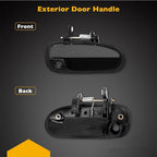 2x For Honda Civic Coupe 96-00 Front Exterior Left Right Door Handle Plastic