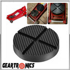 Universal Floor Jack Pads Rubber Pad Adapter Car Truck Cross Slotted Frame Rail!