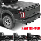 5FT Hard Tonneau Cover Pickup Truck Bed Fit for 2005-2015 Toyota Tacoma Tri-Fold