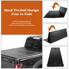 5FT Hard Tonneau Cover Pickup Truck Bed Fit for 2005-2015 Toyota Tacoma Tri-Fold