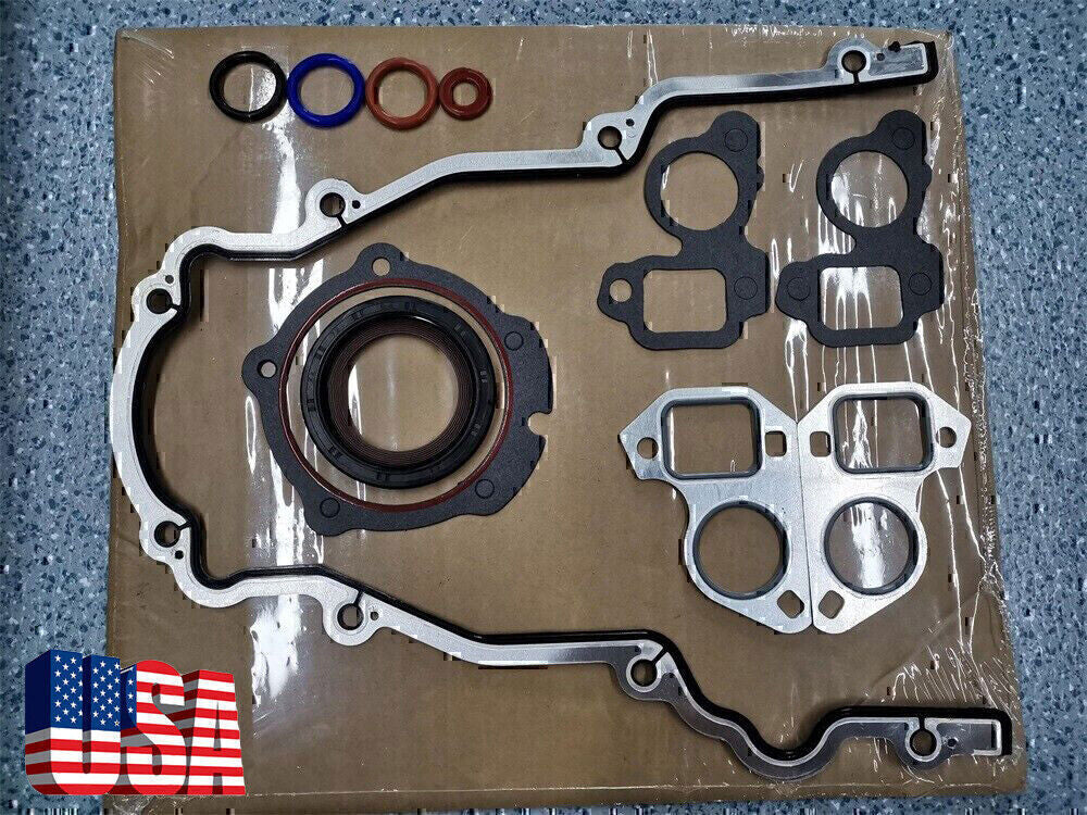 Timing Chain Cover W/Water Pump Gaskets &Main Seal NEW For GM LS1 4.8L 5.3L 5.7L
