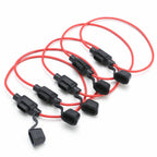 Inline Fuse Holder to Accept 12V 30A Small Blade Fuses Splash Proof Car 18AWG U!