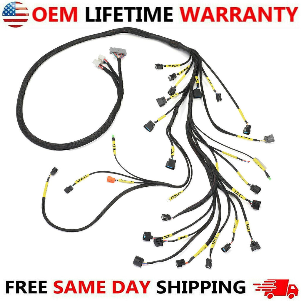 K20 K24 K-Series Tucked Engine Harness For Honda Acura /K-Swap Integra CRX EK EG