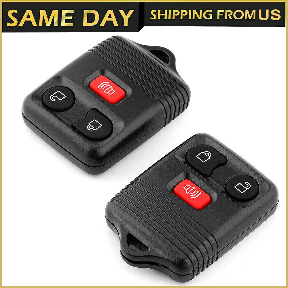 2X Keyless Entry Car Remote Control Key Fob Transmitter Alarm For Ford F150/F250