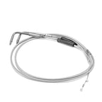 42" Stainless Steel Throttle and Idle Cable Fit for Harley Davidson 56579-02A